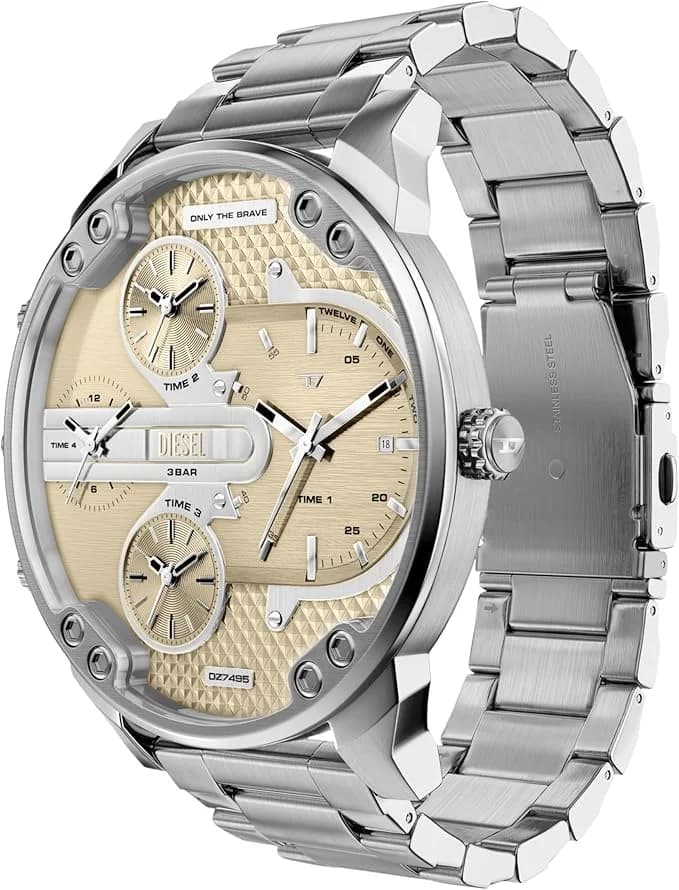 Le garde-temps Diesel DZ7495 vu de profil