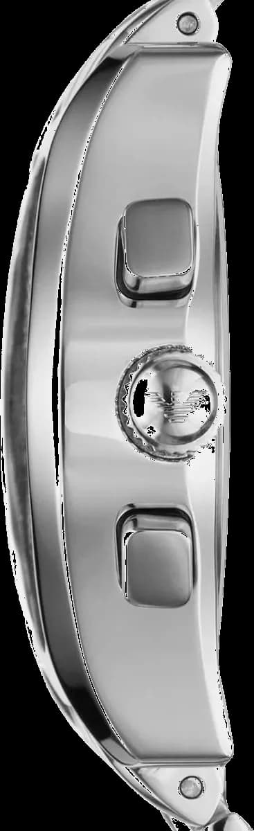 Zoom sur le cadran noir du Emporio Armani AR0674