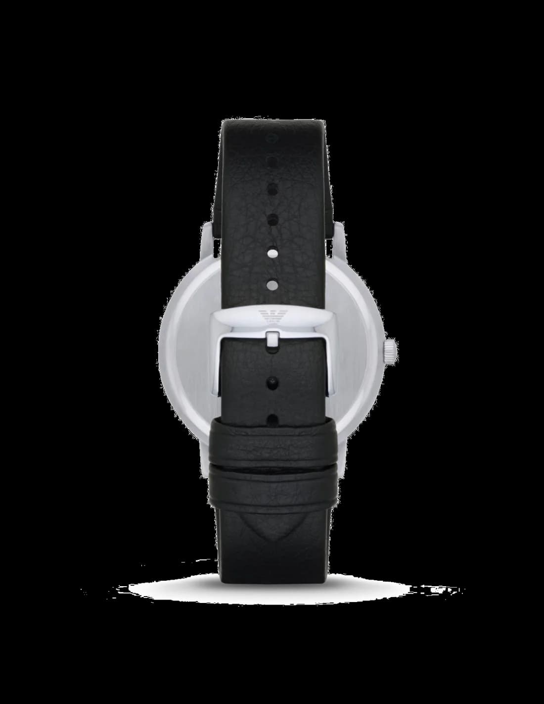 Zoom sur le cadran noir du Emporio Armani AR11013