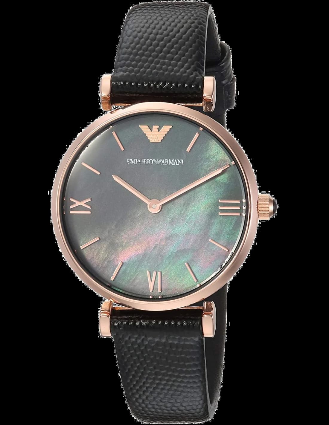 Garde-temps Emporio Armani AR11060 pour femme, cadran nacre bracelet acier