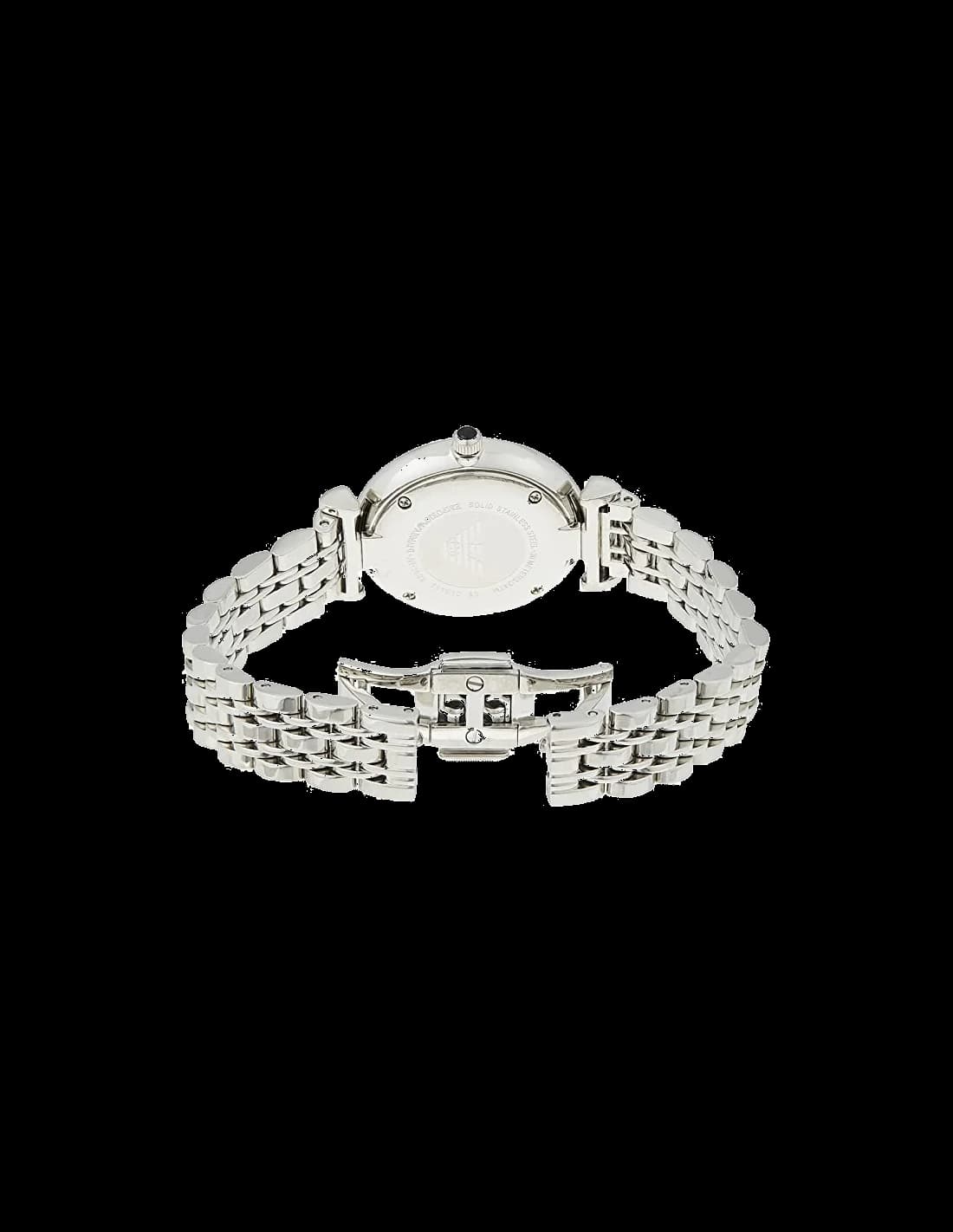 Zoom sur le cadran nacre du Emporio Armani AR1682