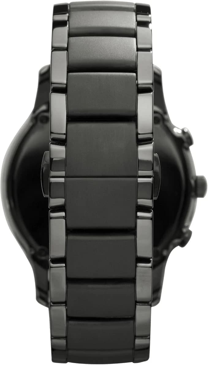 Montre Emporio Armani AR1452 homme détail cadran noir