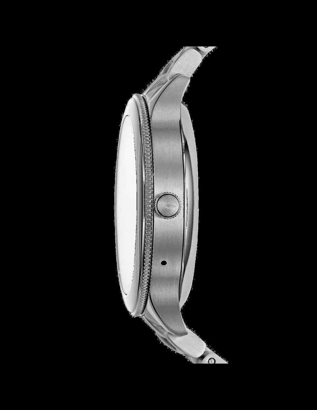 Garde-temps Fossil FTW6003 pour femme, cadran noir, bracelet acier, quartz