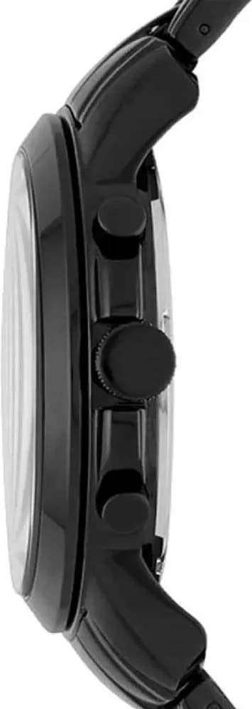Zoom sur le cadran noir du Fossil FS4832