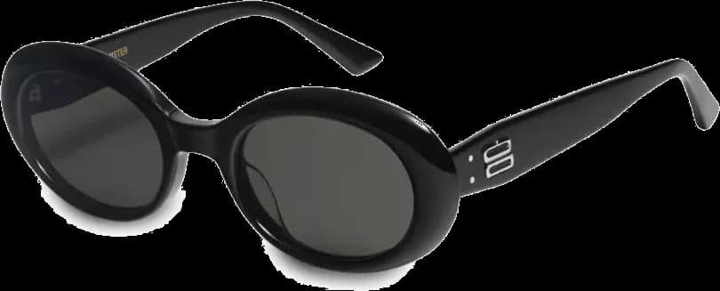 Garde-temps Gentle Monster EVE01 pour unisexe, monture écaille avec verres noirs
