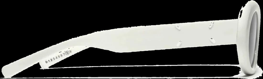 Garde-temps Gentle Monster MM005 pour unisexe, monture acétate ovale noire et argent