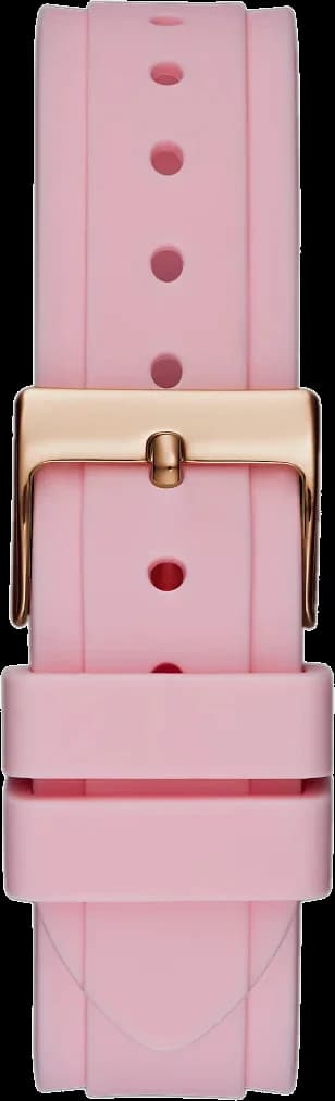 Zoom sur le cadran blanc du Guess GW0113L4