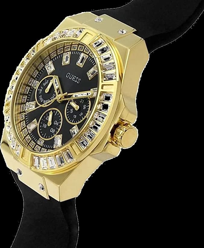 Le garde-temps Guess GW0118L1 vu de profil