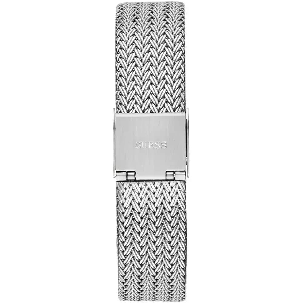 Zoom sur le cadran argent du Guess GW0402L1