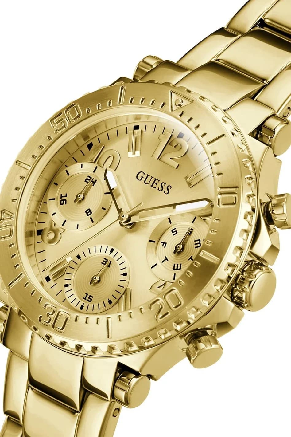 Le garde-temps Guess GW0465L1 vu de profil