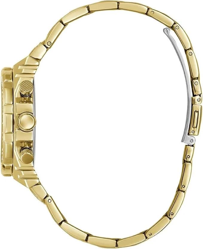 Zoom sur le cadran or du Guess GW0552L2