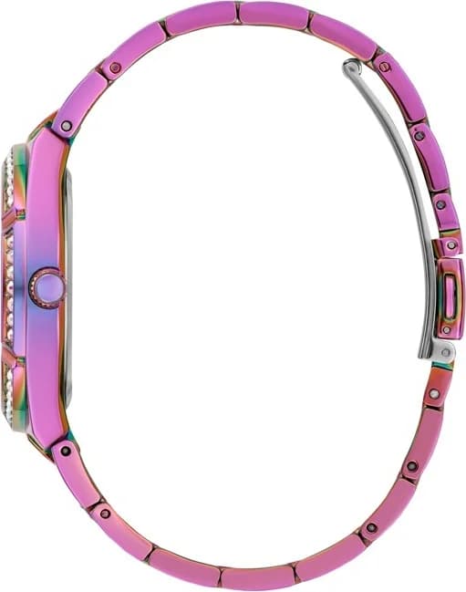 Zoom sur le cadran multicolore du Guess GW0604L4
