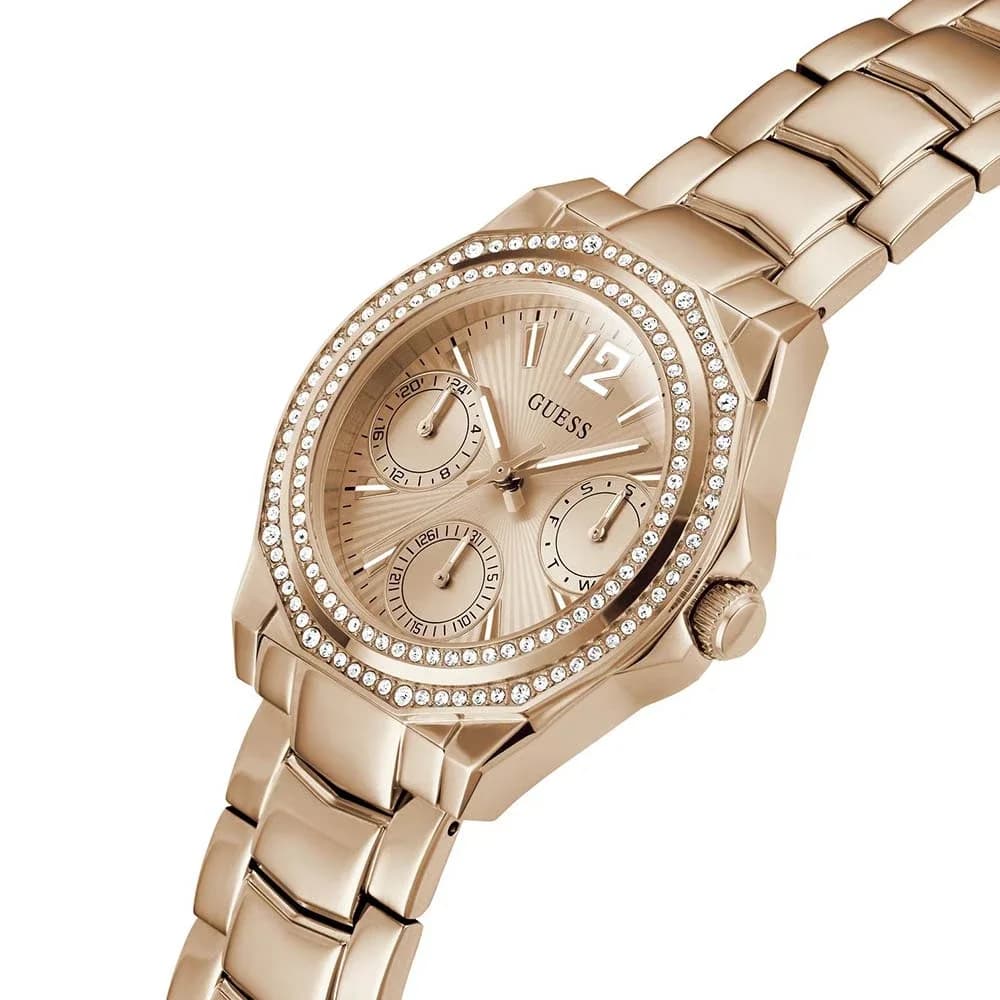 Le garde-temps Guess GW0685L3 vu de profil