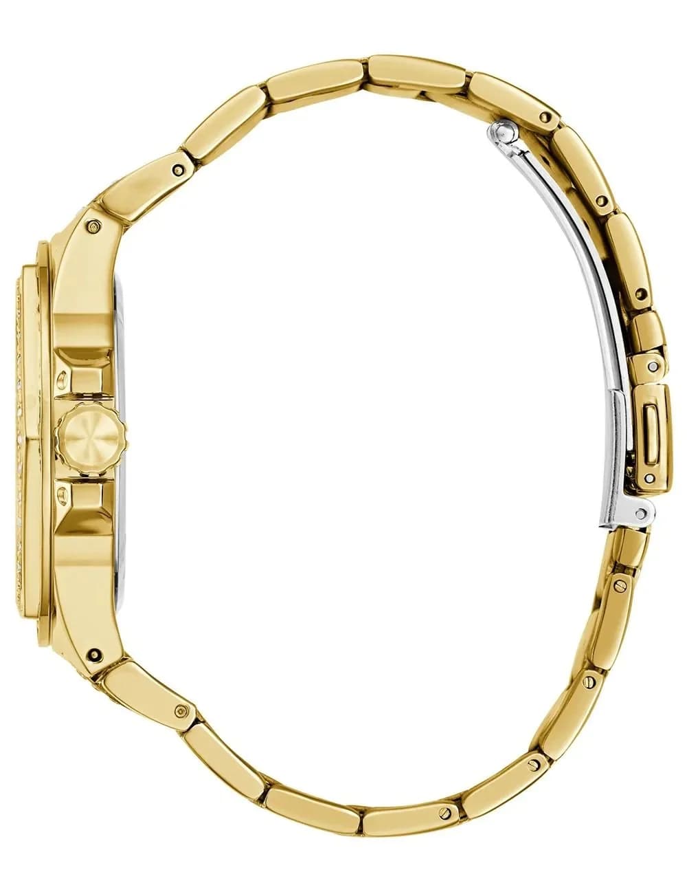 Zoom sur le cadran or du Guess GW0878L2
