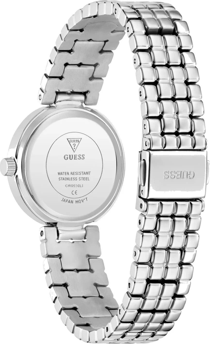 Montre Guess GW0930L5 femme détail cadran argent