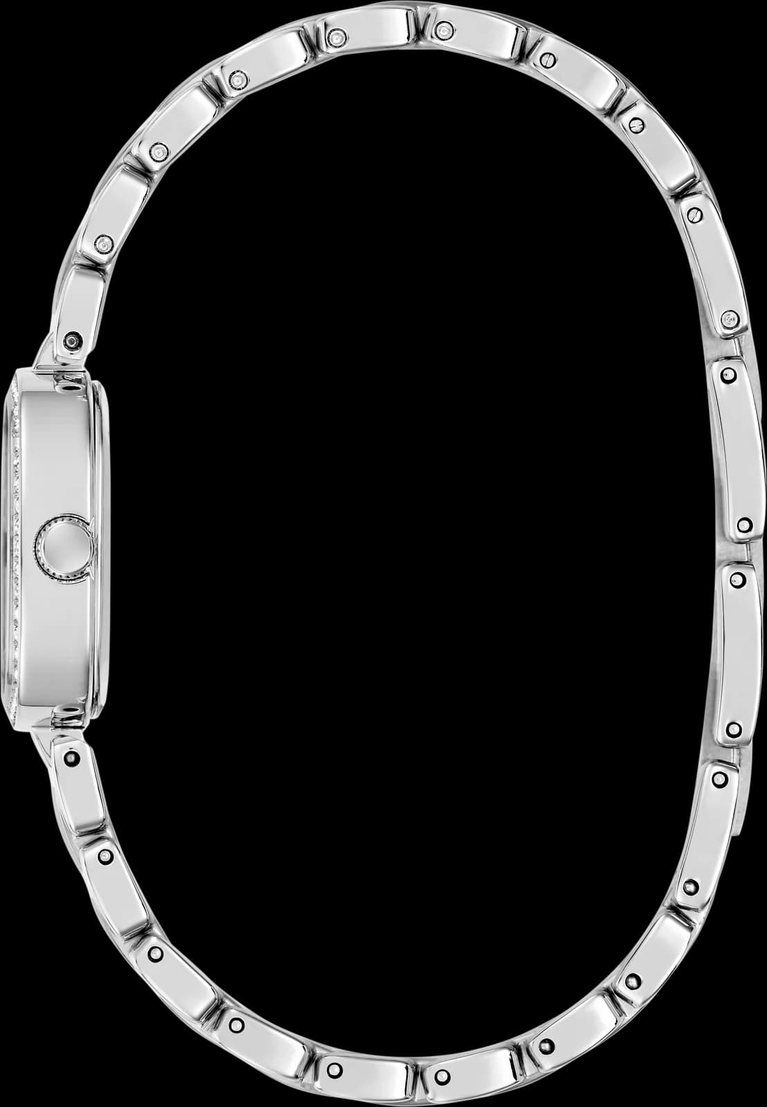 Montre Guess Hazel GW1018L1, vue de profil du boîtier 25 mm