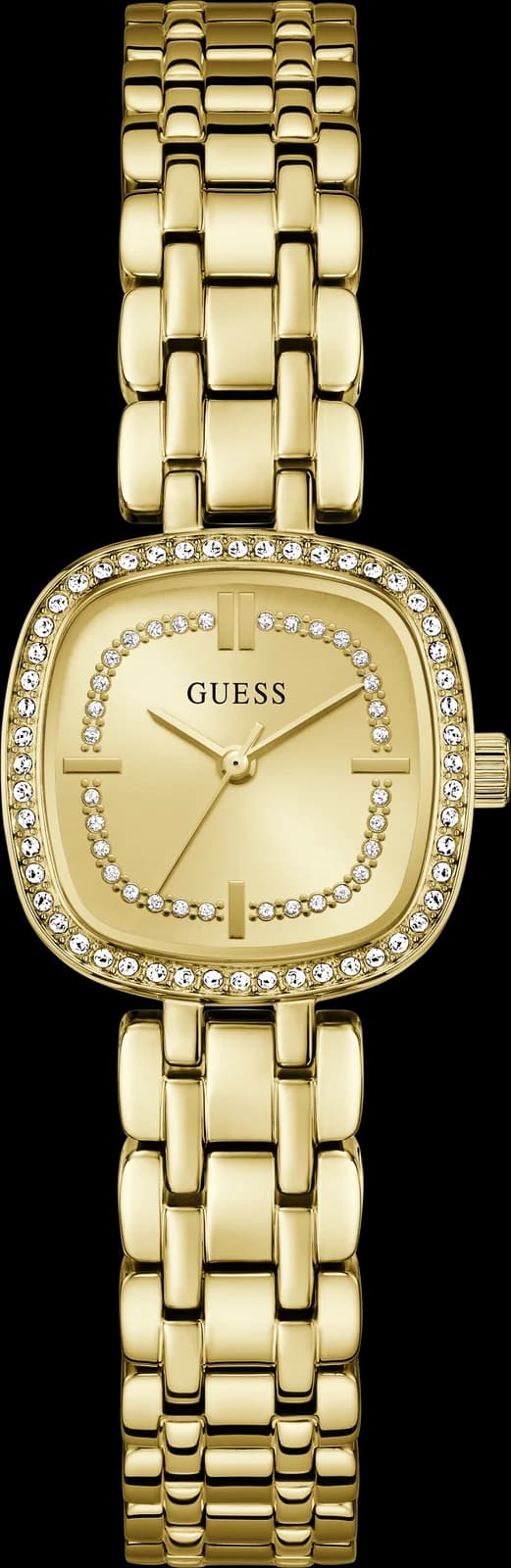 Montre Guess Hazel GW1018L2 femme cadran doré, vue de face