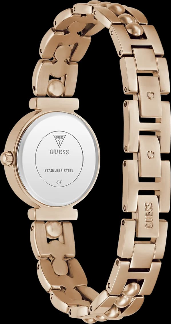Montre Guess Leena GW0994L4, fond du boîtier acier gravé