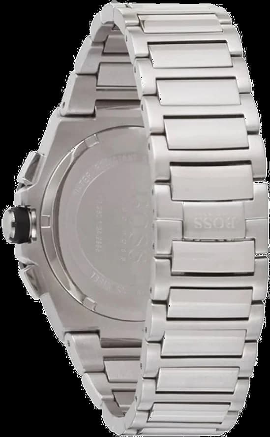 Zoom sur le cadran noir du Hugo Boss 1513359