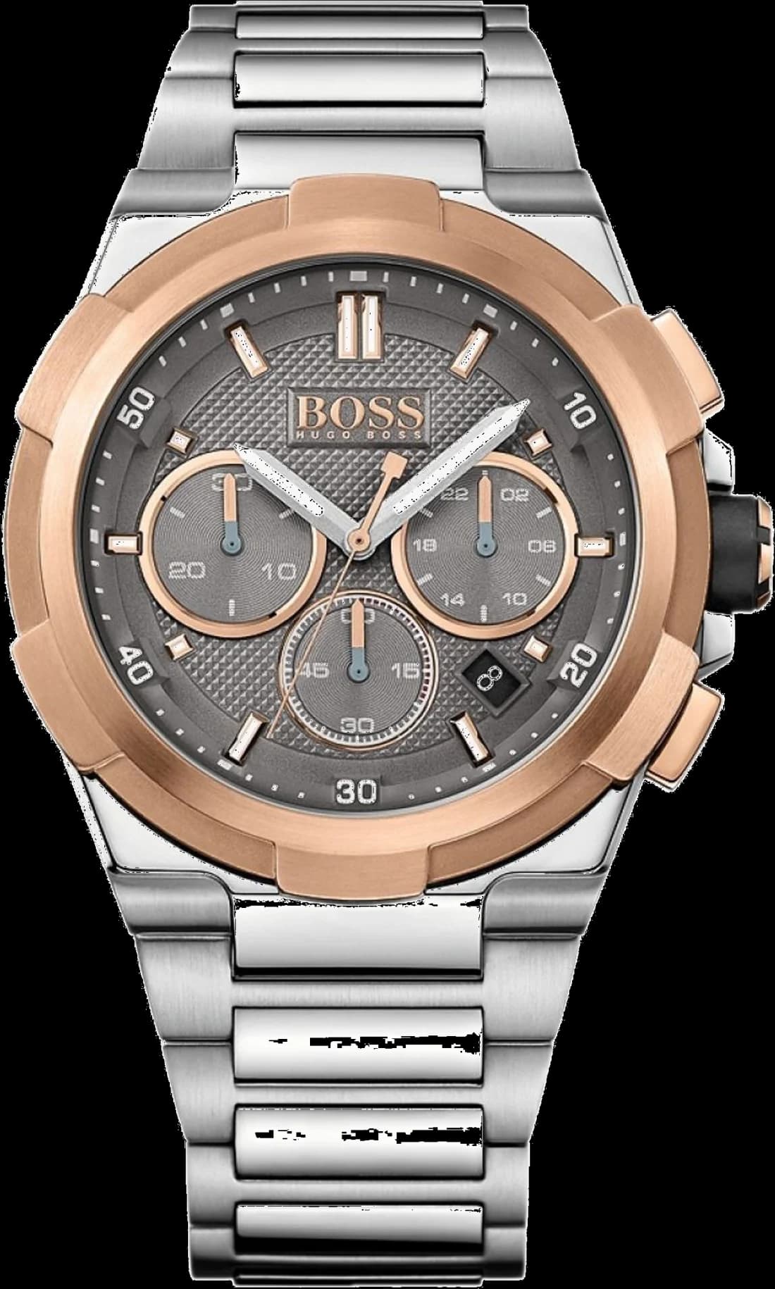 Garde-temps Hugo Boss 1513362 pour homme, cadran anthracite sur acier