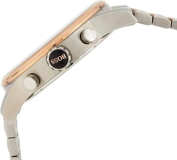 Zoom sur le cadran argent du Hugo Boss 1513385