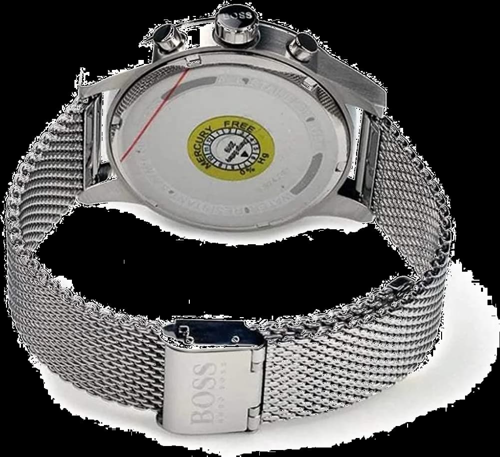 Zoom sur le cadran gris du Hugo Boss 1513440