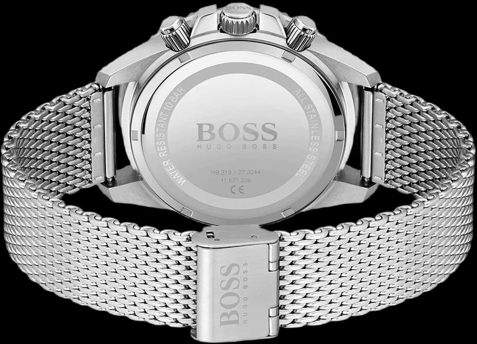 Zoom sur le cadran vert du Hugo Boss 1513905