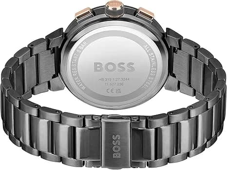 Zoom sur le cadran rouge du Hugo Boss 1514000
