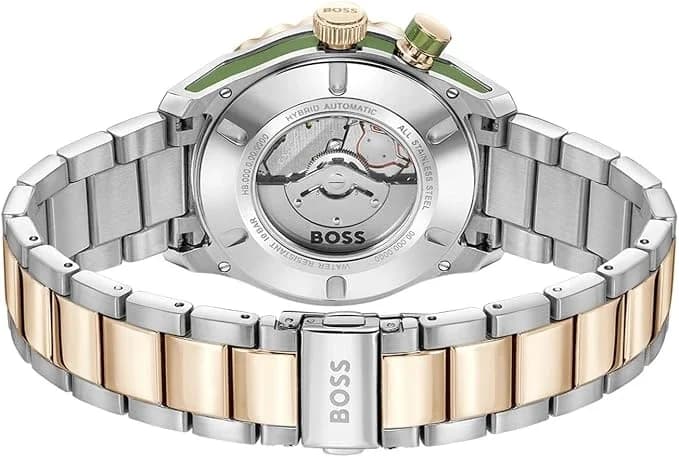 Zoom sur le cadran vert du Hugo Boss 1514181