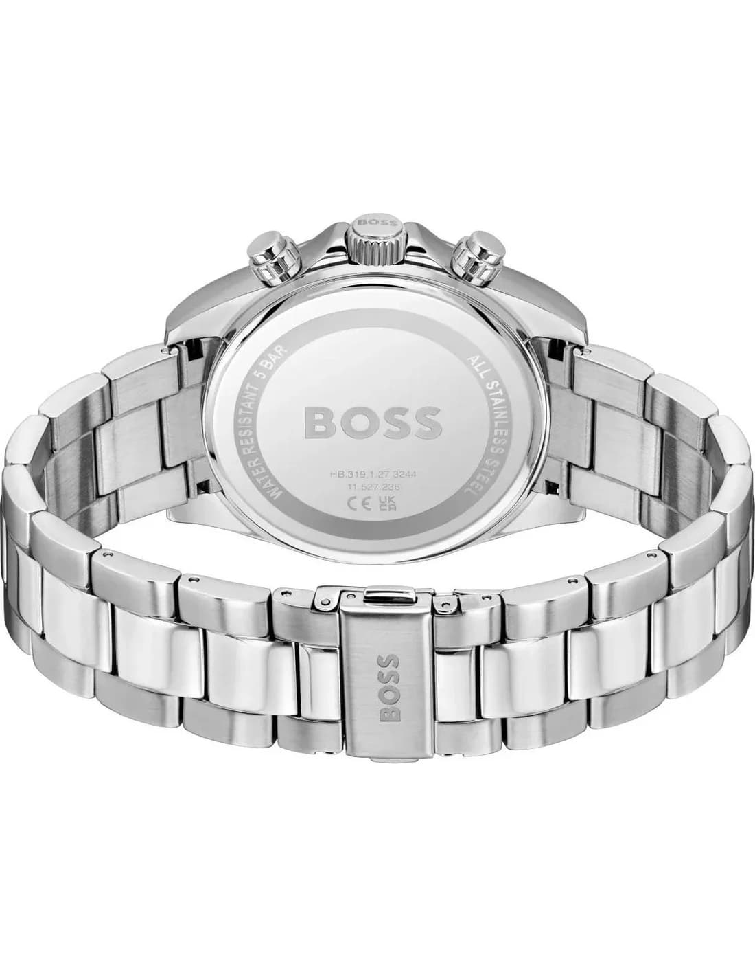 Zoom sur le cadran noir du Hugo Boss 1514267