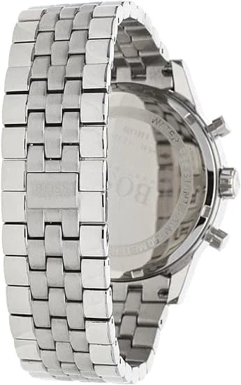 Zoom sur le cadran noir du Hugo Boss 1512446