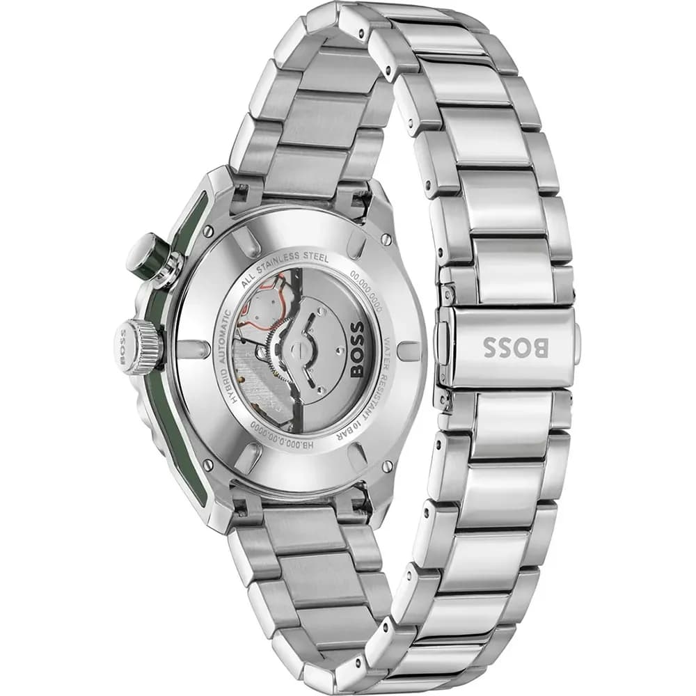 Zoom sur le cadran vert du Hugo Boss 1514178