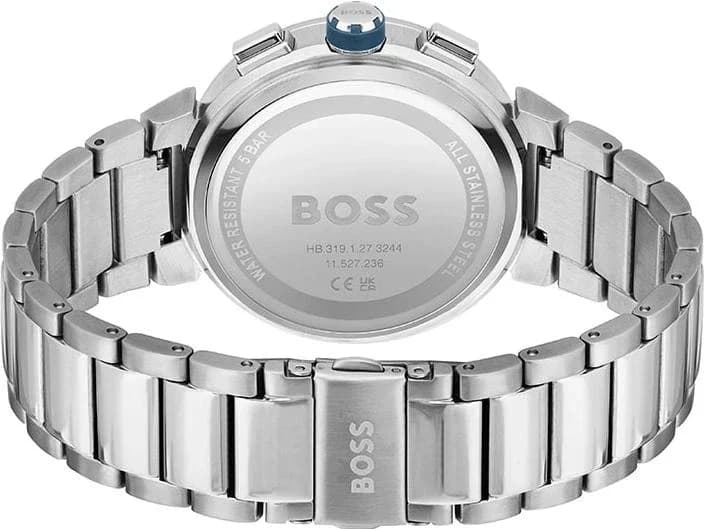 Zoom sur le cadran bleu du Hugo Boss 1513999