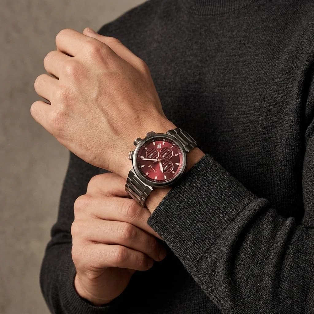 Fond du boîtier du garde-temps Hugo Boss 1514000