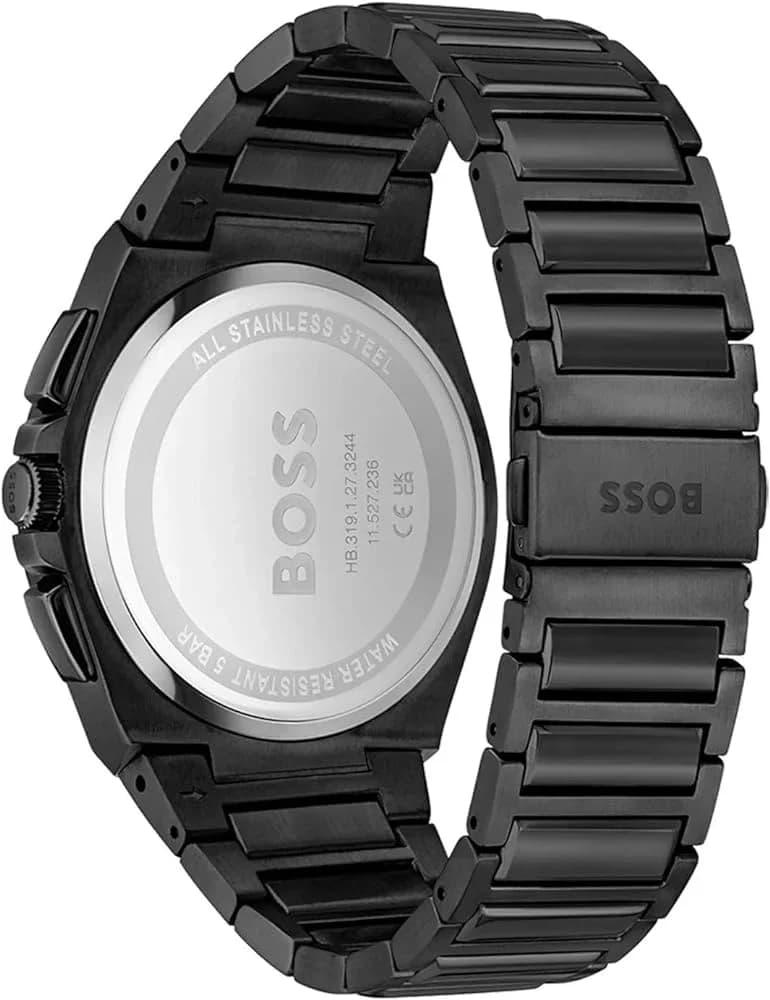 Zoom sur le cadran marron du Hugo Boss 1514043