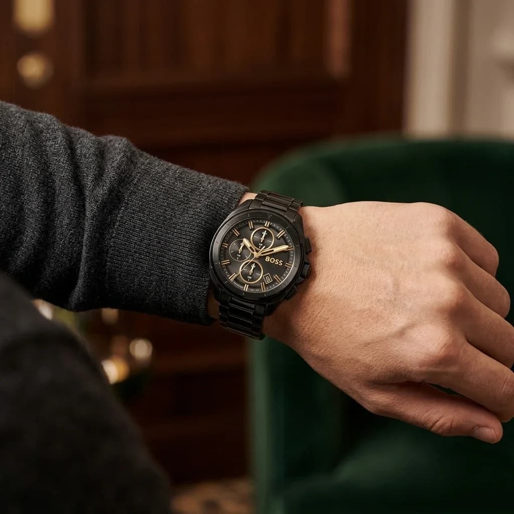 Fond du boîtier du garde-temps Hugo Boss 1513950
