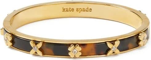 Garde-temps Kate Spade 111600T pour femme, jonc rigide doré motif écaille