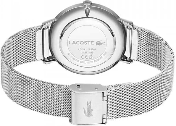 Zoom sur le cadran argent du Lacoste 2001285
