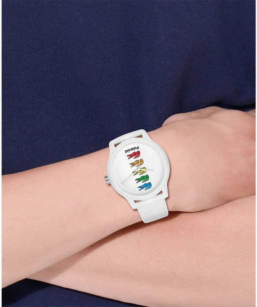 Détail du bracelet silicone du Lacoste 2011130
