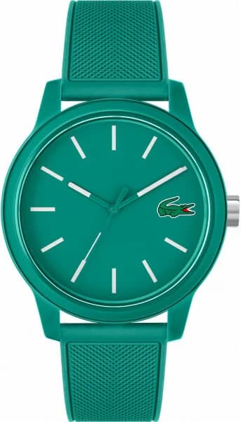Garde-temps Lacoste 2011192 pour homme, cadran vert et bracelet silicone vert