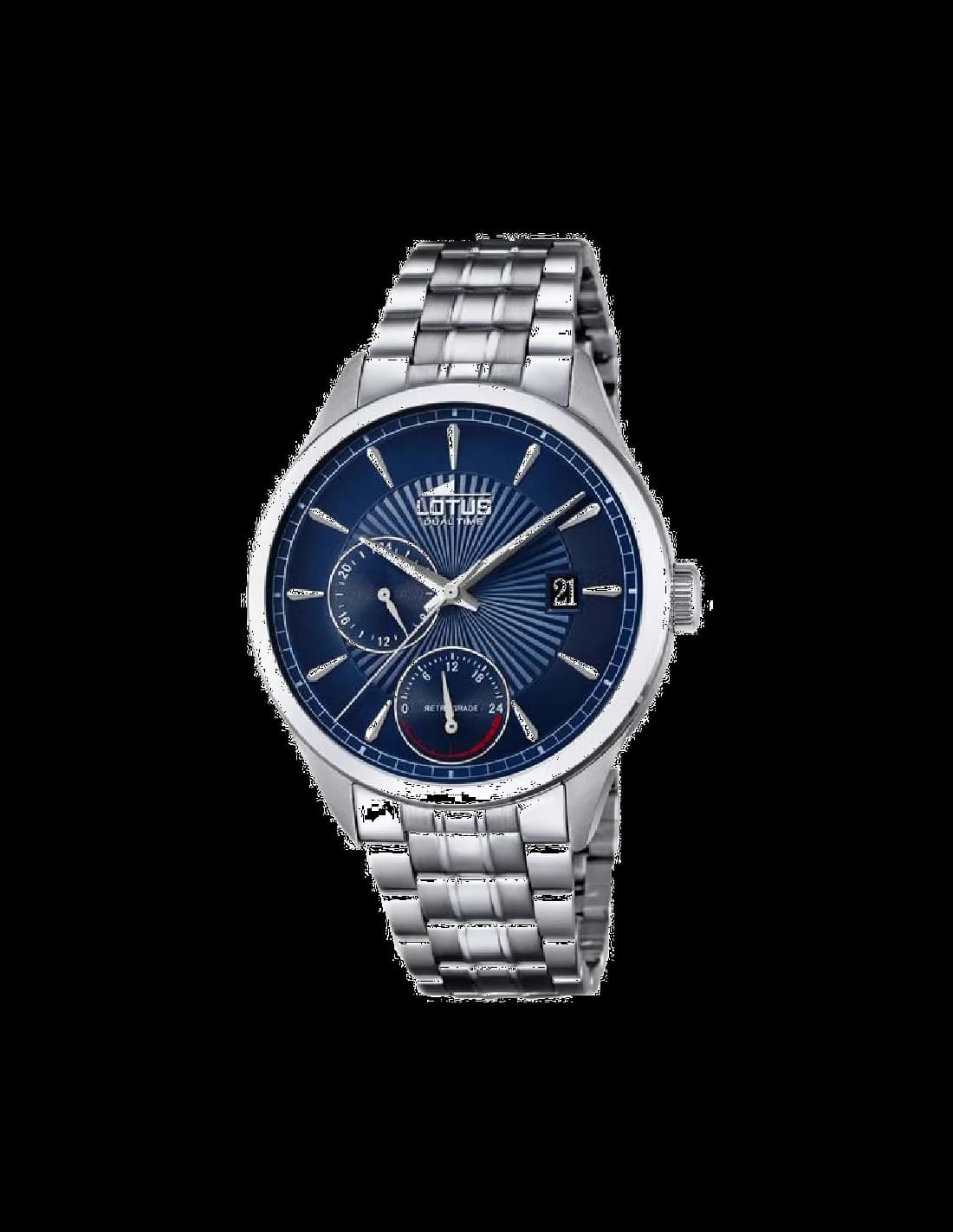 Garde-temps Lotus L18213/7 pour homme, chronographe bleu et acier sport
