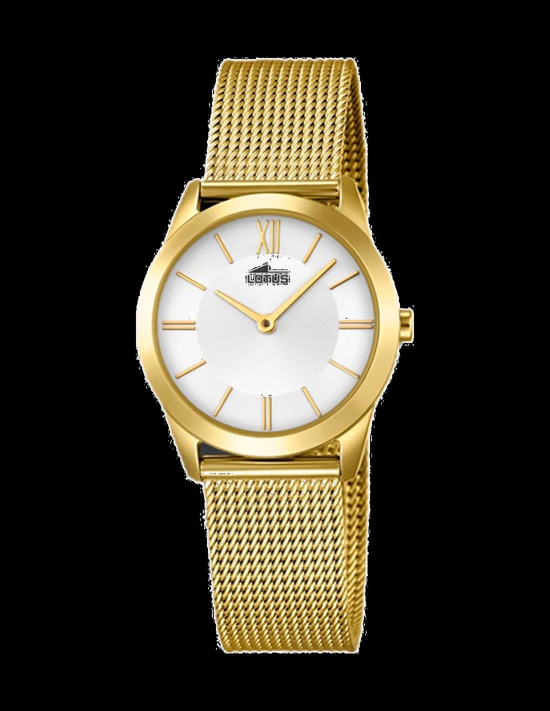 Garde-temps Lotus L18292/1 pour femme, au cadran argent et bracelet acier