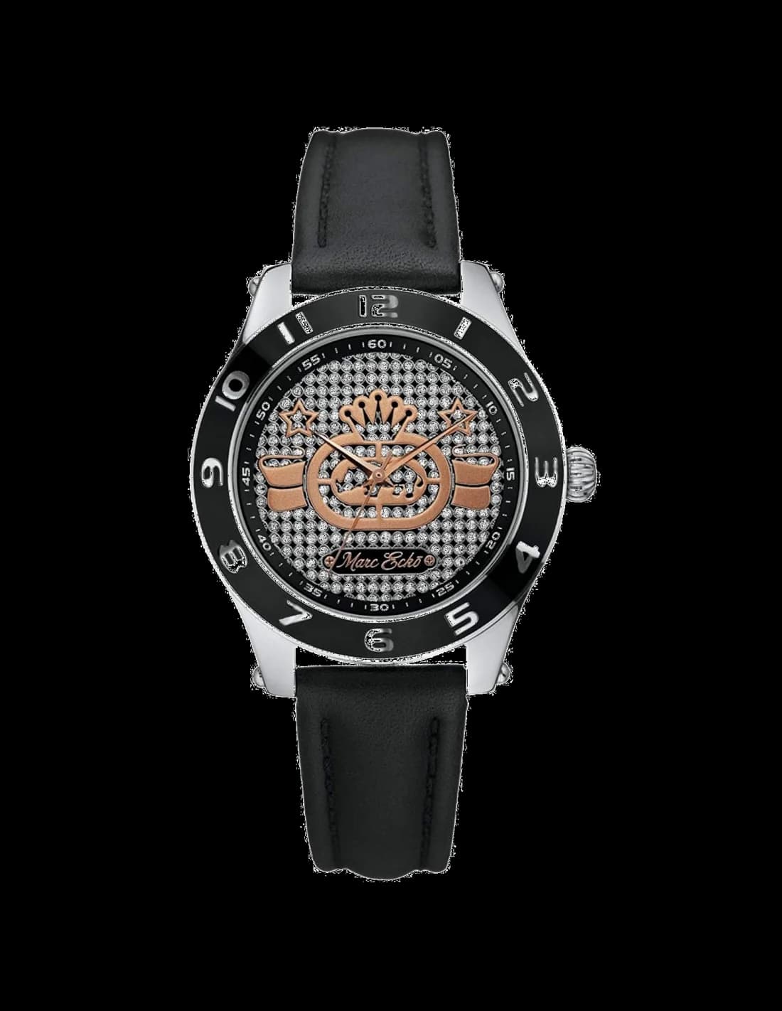 Garde-temps Marc Ecko E09502M1 pour unisexe, cadran gris, bracelet cuir pour homme