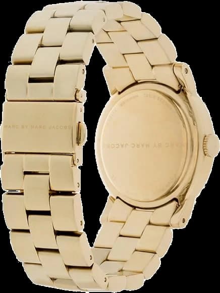 Zoom sur le cadran blanc du Marc Jacobs MBM3056