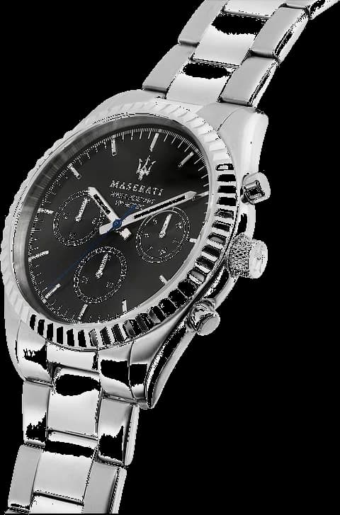 Le garde-temps Maserati R8853100023 vu de profil