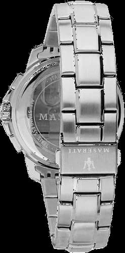 Zoom sur le cadran noir du Maserati R8853100023