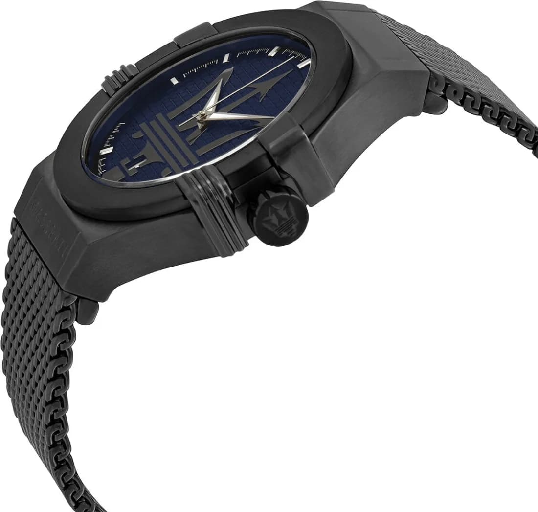 Le garde-temps Maserati R8853108005 vu de profil
