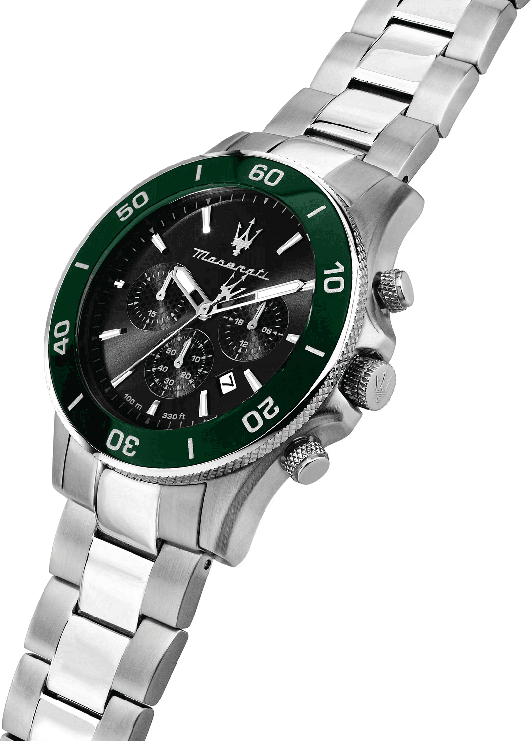 Montre Maserati R8873600008 Acier Argenté et Cadran Noir Multifonctions vue 2
