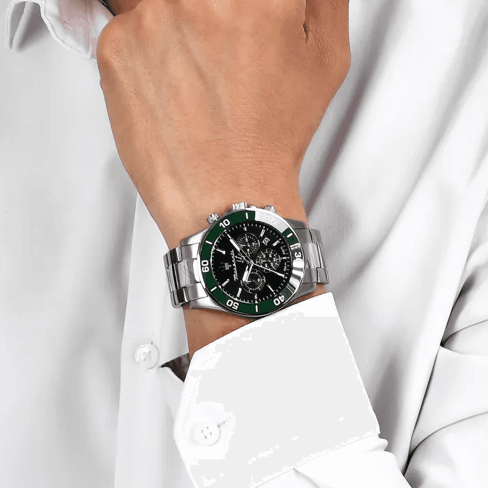 Montre Maserati R8873600008 Acier Argenté et Cadran Noir Multifonctions vue 5