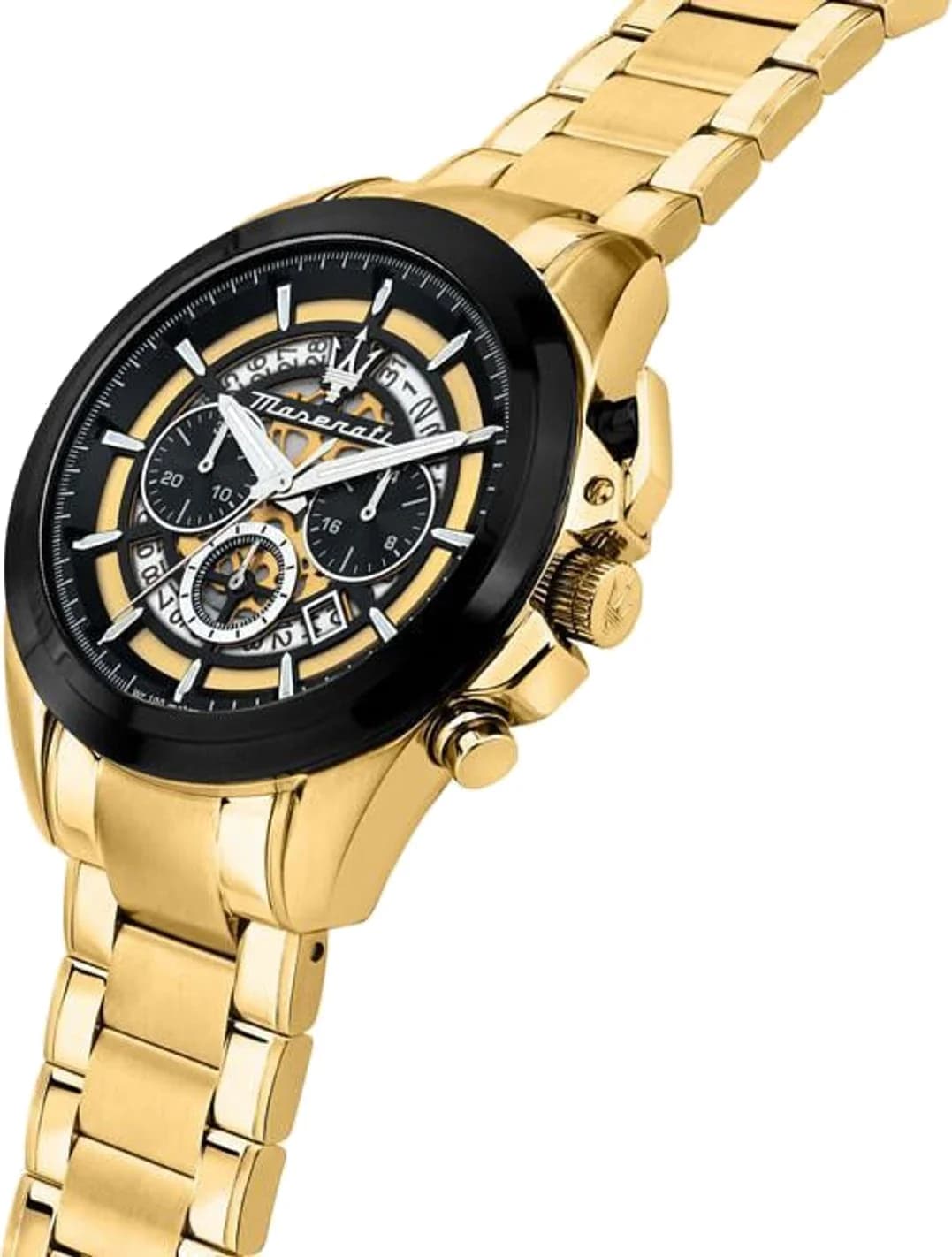Le garde-temps Maserati R8873612058 vu de profil
